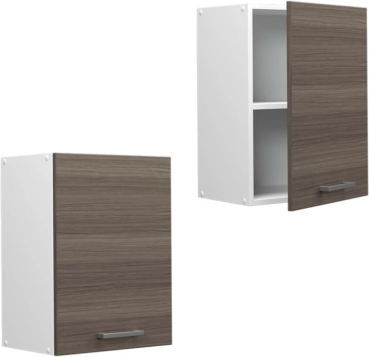 Vicco Hängeschrank R-Line, Grau/Weiss, 45 cm Grau Hängeschrank 45cm, Grau Hängeschrank 45cm