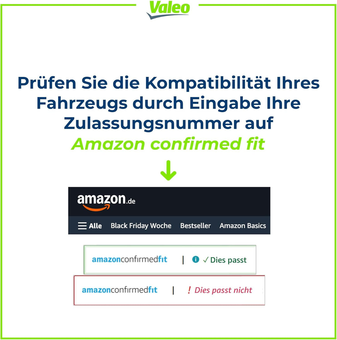 VALEO - Bremsbelagsatz - 302138-4er Set - Vorderachse - Voll ausgestattet mit montiertem und nicht m