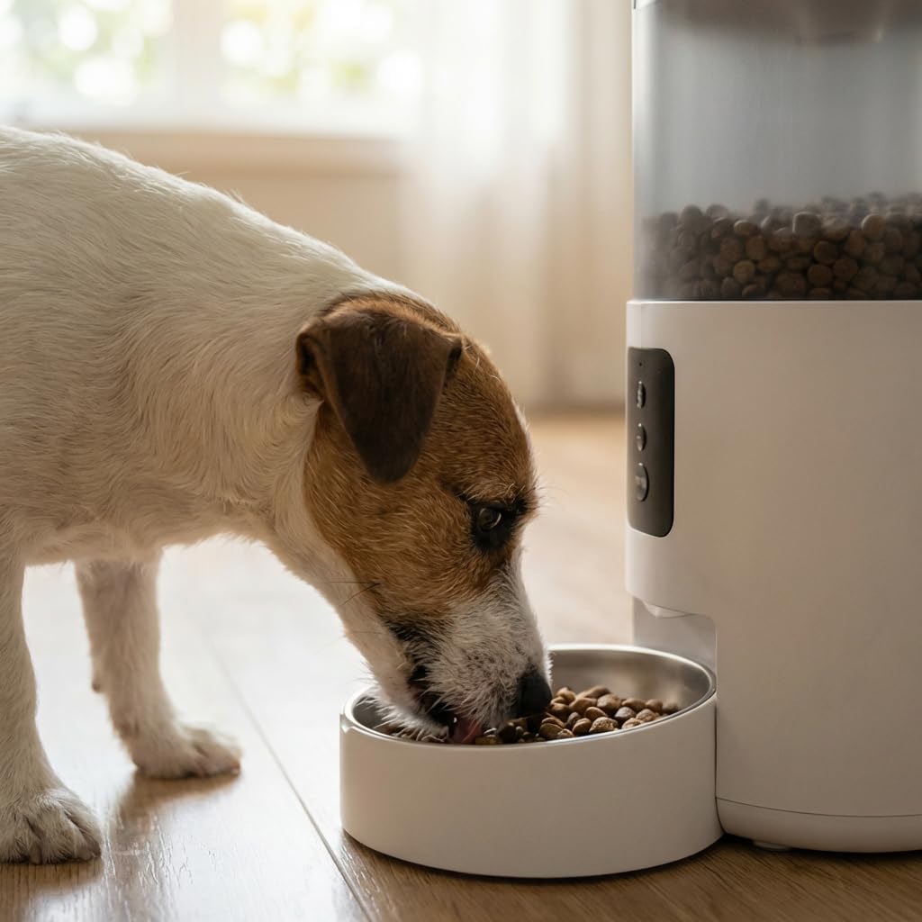 Futterautomat, Automatischer Futterspender für Katze und Hund, 3L – WiFi