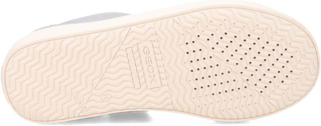Geox Mädchen J Kathe Girl HSneaker 28 EU Silber, 28 EU Silber