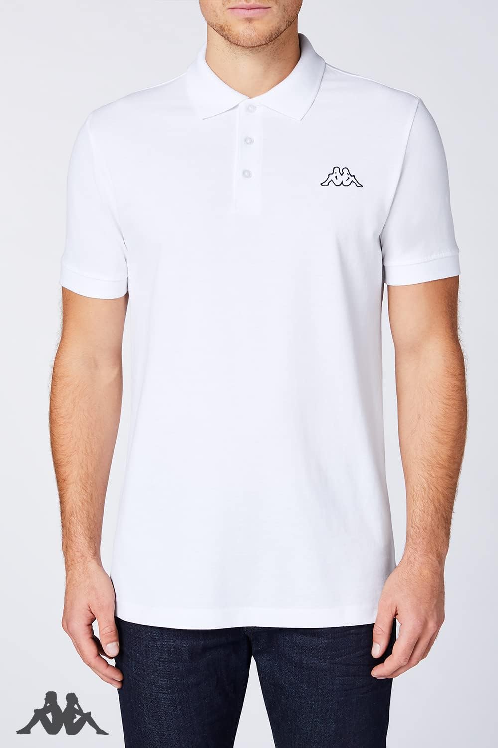 Kappa Herren Polo Shirt VENIST im 2er Pack in M - 5XL | Polo-Hemd mit Logodruck | Basic Poloshirts f