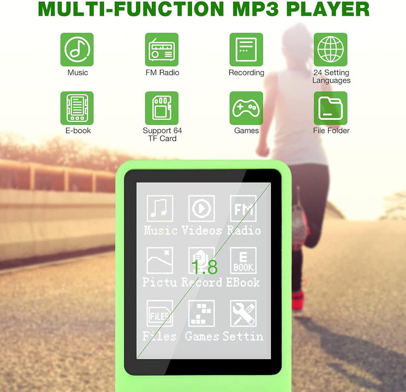 MP3-Player, MP3/MP4 digitaler Musik-Player, Lychee Upgrade, 8 GB, tragbarer HiFi-Sound, Musik-Player