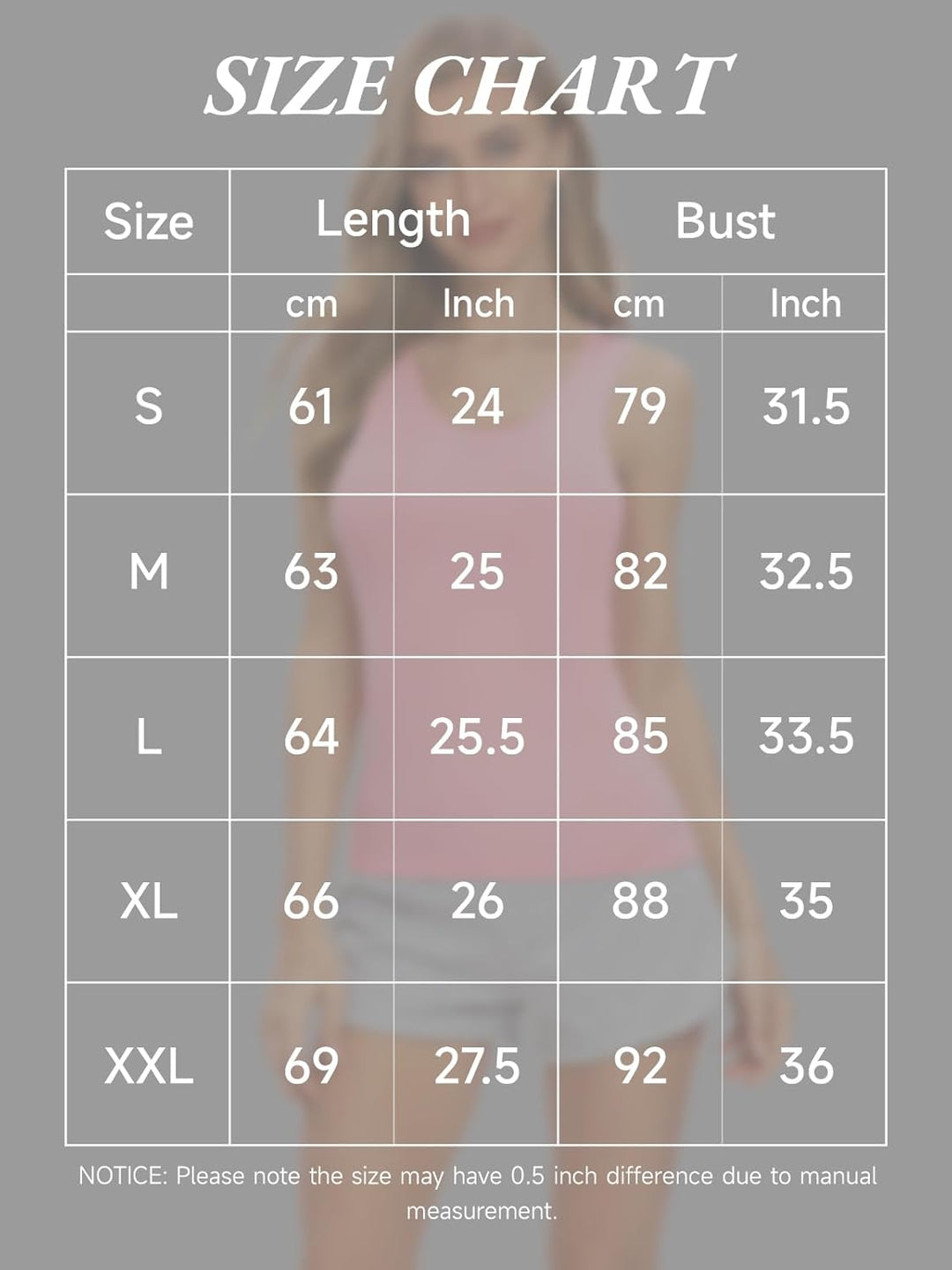 vislivin Elastische Tank Tops für Damen Unterhemden 3/4er Pack M 3er Pack - Schwarz/Weiss/Rosa, M 3e