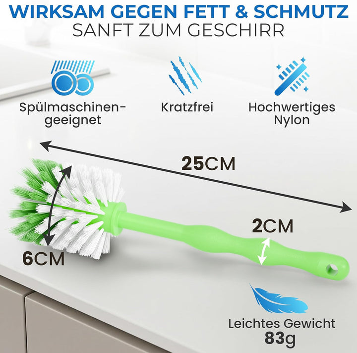 Premium Universal Reinigungsbürste kompatibel für Thermomix TM7,TM6,TM5&amp;Bosch Küchenmaschine Made in