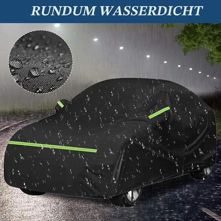 Atmungsaktiv Autoplane Ganzgarage für Smart Fortwo W451 W453 2016-2024, Autoabdeckung Vollgarage Ers