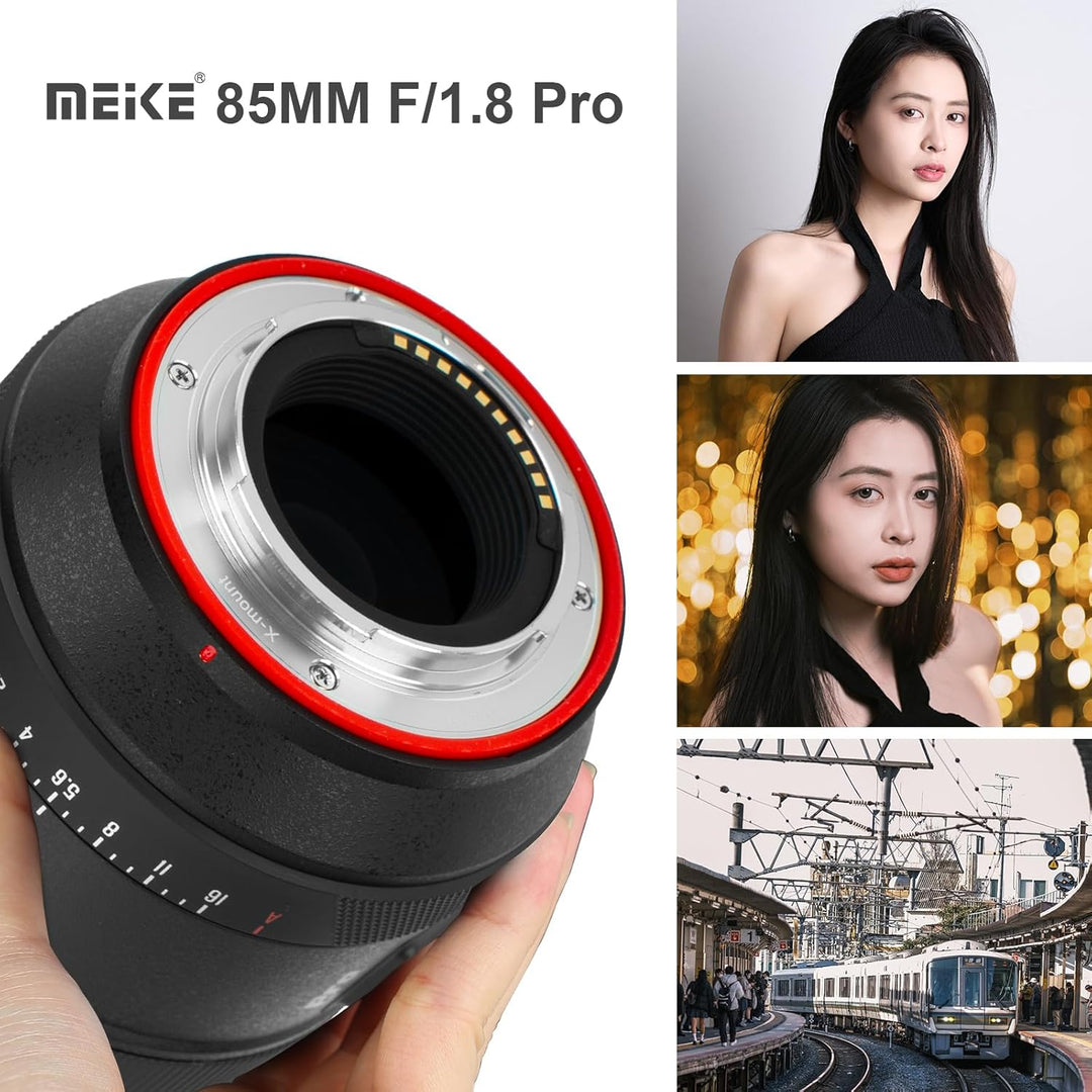 Meike 85 mm f1.8 Pro II Vollformat STM Autofokus Mittleres Teleobjektiv Hochauflösende 8K-Festporträ