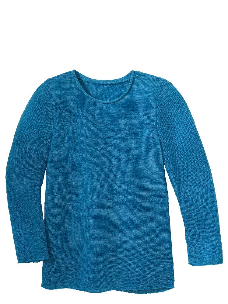 Disana, Langarm-Pullover, Sommerkollektion, Schurwolle 62-68 Karibikblau, 62-68 Karibikblau
