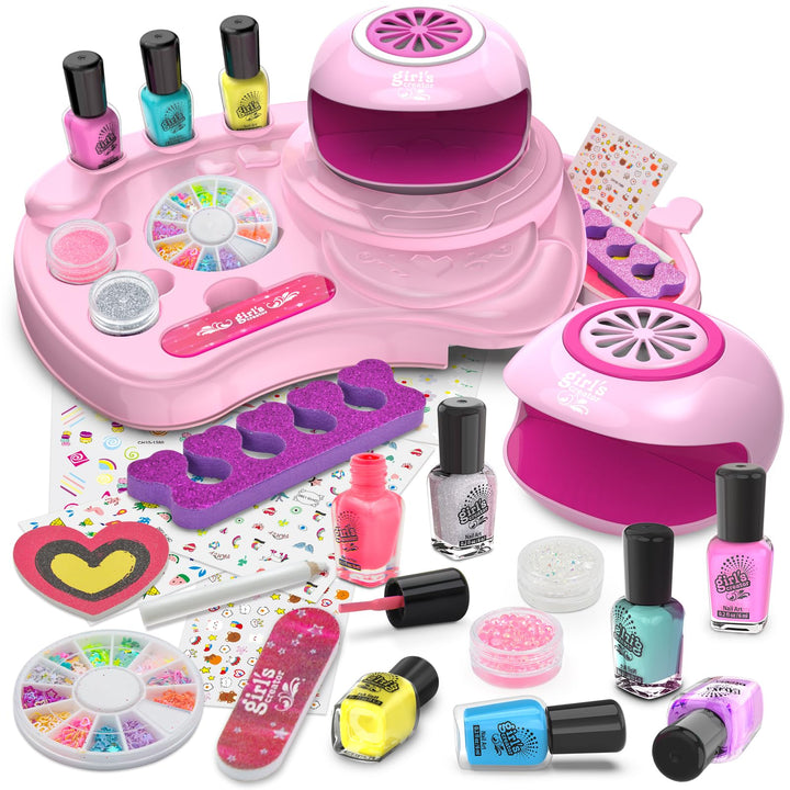 LemonDream Nagelstudio Kinder Mädchen,Geschenk Mädchen 6 7 8 9 10 11 12 jahre Geschenke für Mädchen