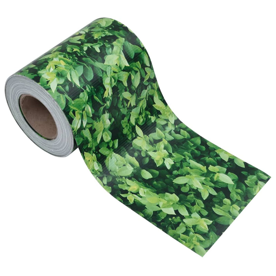 Tidyard Garten-Sichtschutz Windschutz 35 x 0,19 m Mit bedrucktem Blattmuster,Zaunrolle Zaunfolie Sic