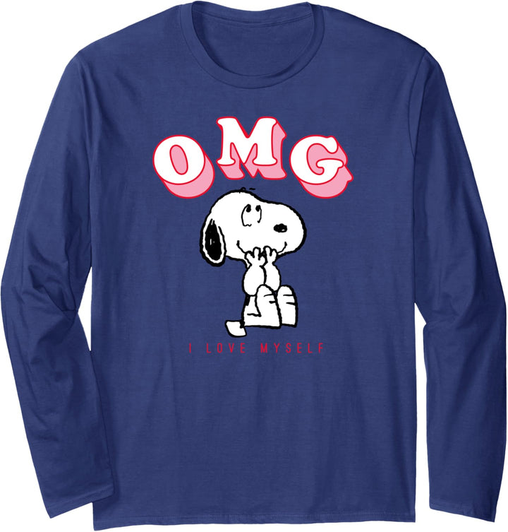 Peanuts Valentine Oh mein Gott OMG Langarmshirt
