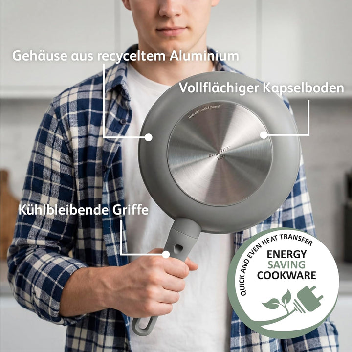 Berghoff Leo Balance Antihaft-Pfanne 24cm - Bratpfanne induktion - für alle Herdarten - Pfannen ohne