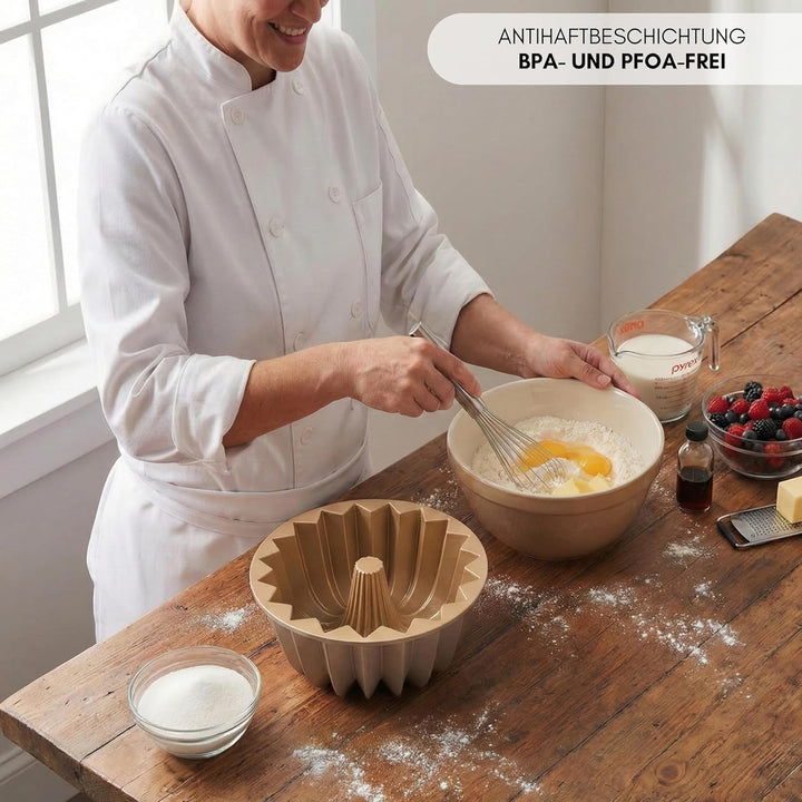 Erreke Gugelhupfform, Professionelle Qualität Kuchenform, Gugelhupf Backform, Sehr Widerstandsfähig,