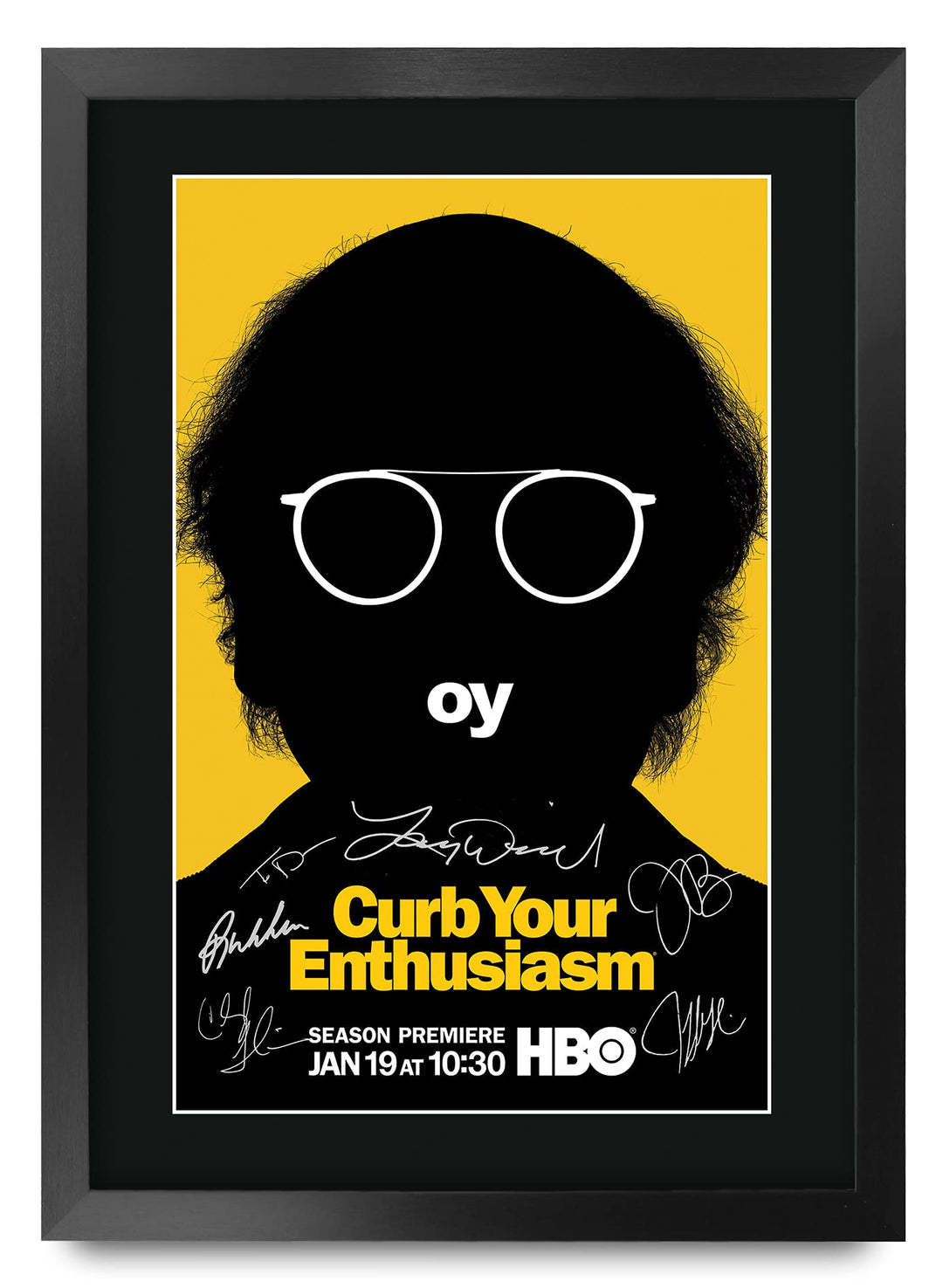 HWC Trading A3 FR Curb Your Enthusiasm Larry David Geschenke gedruckt Autogramm Bild für TV-Fanartik