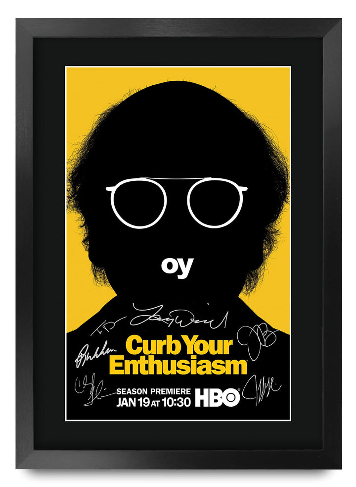 HWC Trading A3 FR Curb Your Enthusiasm Larry David Geschenke gedruckt Autogramm Bild für TV-Fanartik