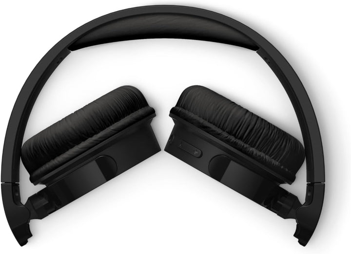 PHILIPS TAH4209BK Leichter ohraufliegender kabelloser Bluetooth-Kopfhörer mit passiver Geräuschisoli