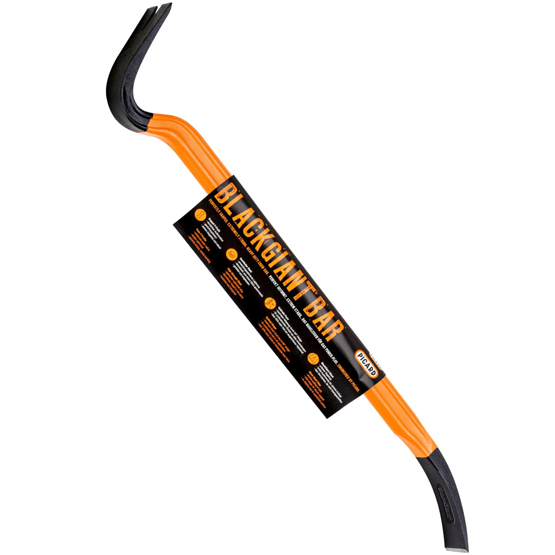 PICARD BlackGiant® Bar Nageleisen Nr. 46Z 0,6kg | 300mm Länge | 90° Hebelkraft Design | Rutschfest |