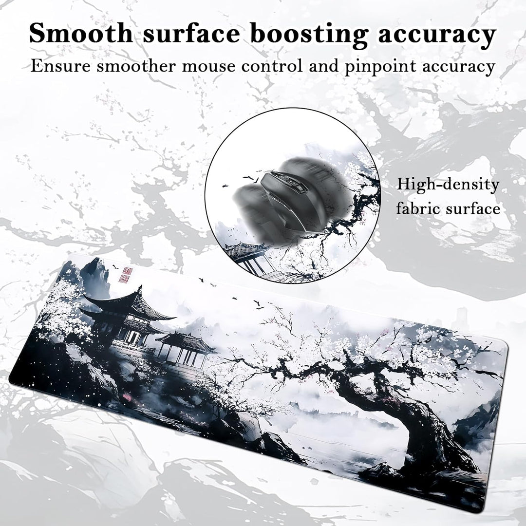 XXL Gaming Mauspad - 1200 x 400mm Mousepad - Schunterlage Large Size - verbessert Präzision und Gesc