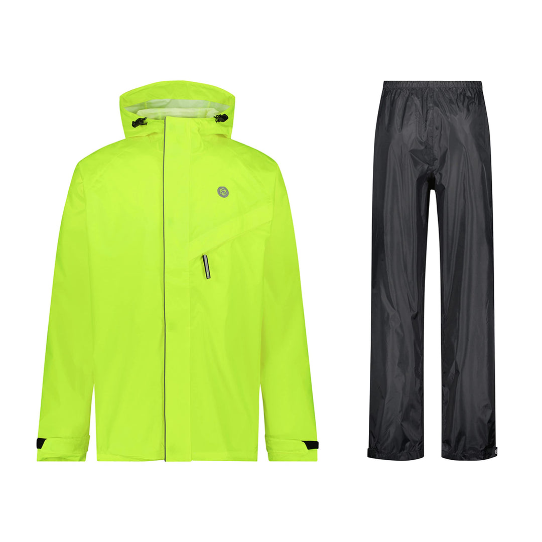 AGU Unisex Essential Passat Regenanzug, Regenkleidung Fahrrad Herren &amp; Damen, Wasserdicht &amp; Reflekti