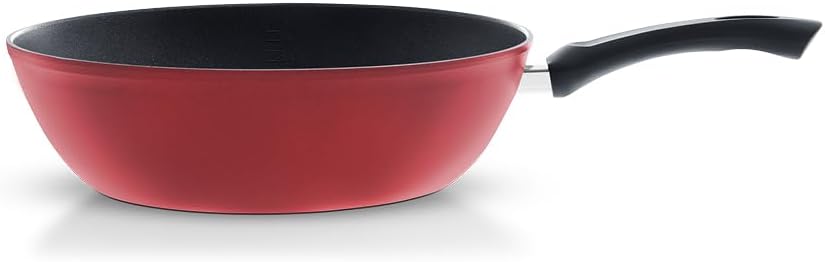 Fissler Color Edition / Aluminium Wok-Pfanne (Ø 30 cm) Asia Antihaft-Bratpfanne, Servierpfanne-besch