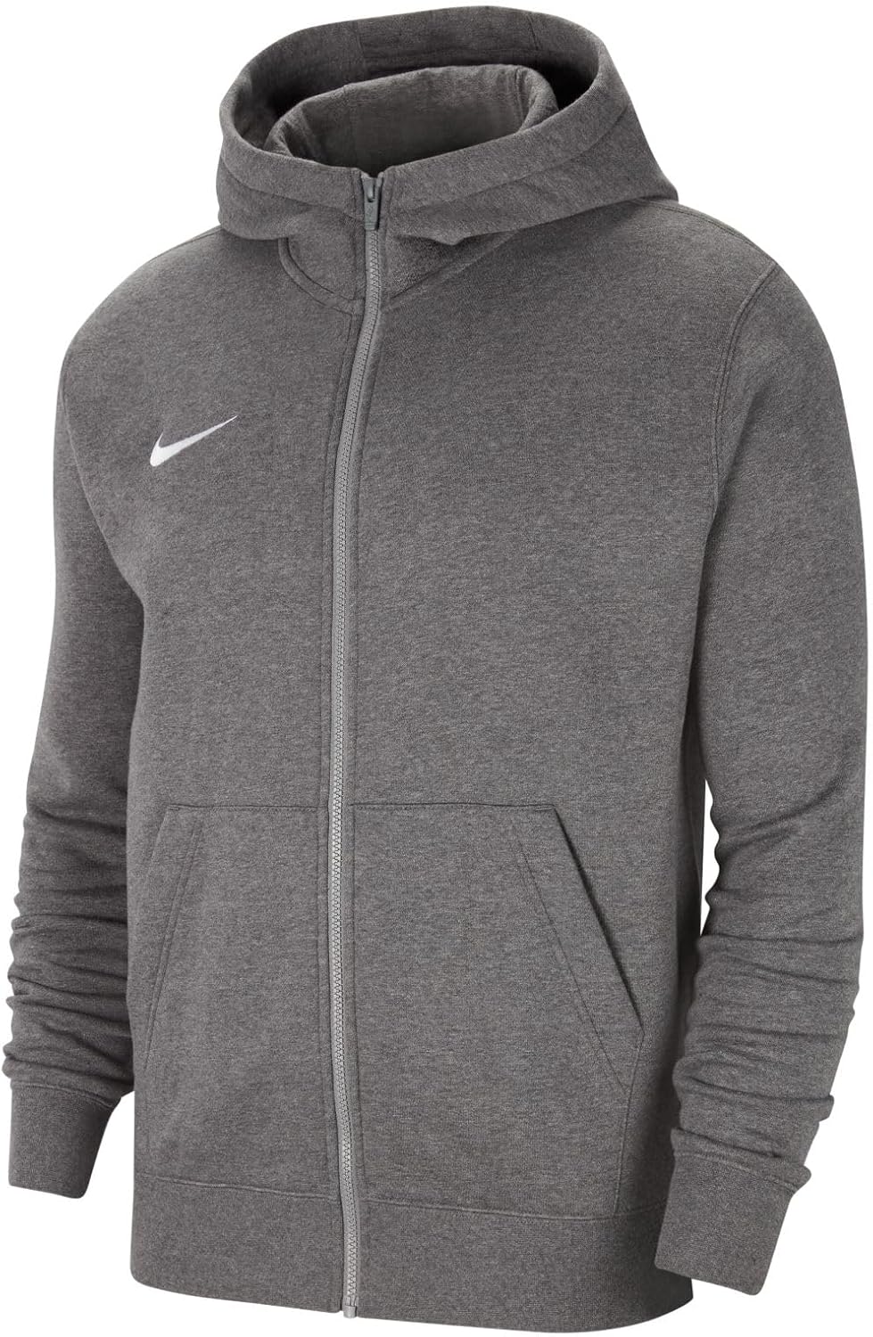 Nike Jungen Park 20 Kapuzenjacke (1er Pack), Kohle Heathr / Weiss