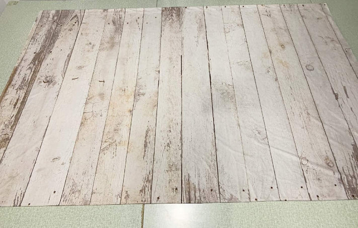 WaW 2.7x1.8m Mottled Shabby Holz Hellgrau Hintergründe für Fotostudios Fotografie Nostalgie Holzwand