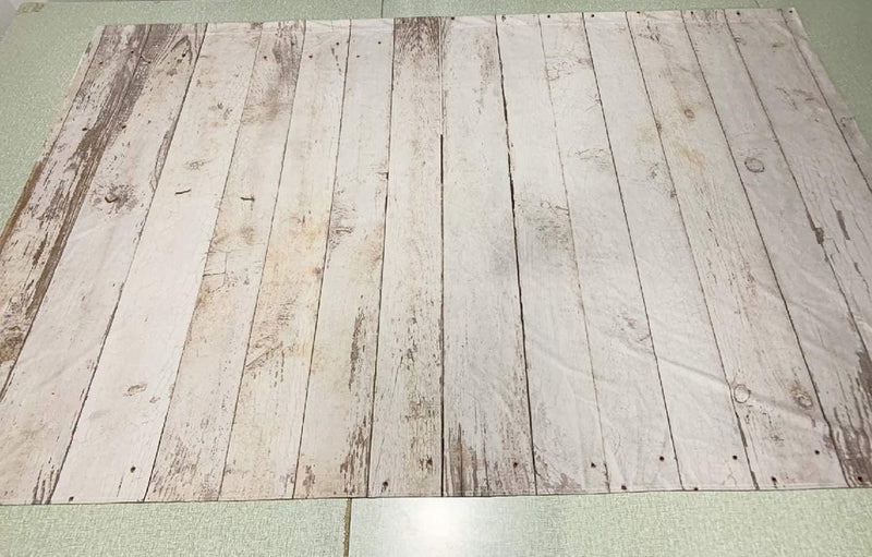 WaW 2.7x1.8m Mottled Shabby Holz Hellgrau Hintergründe für Fotostudios Fotografie Nostalgie Holzwand