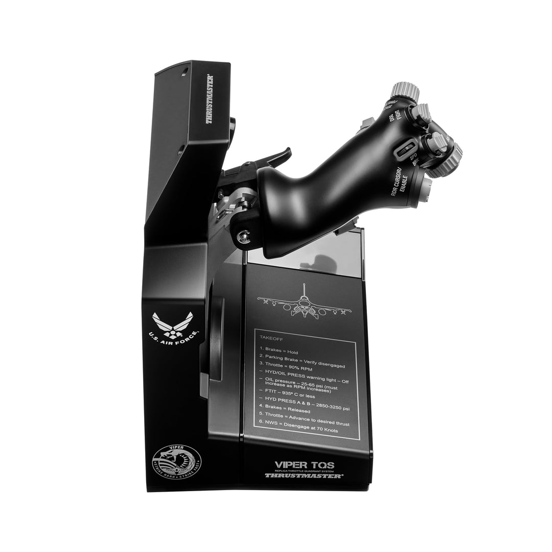 Thrustmaster Viper TQS für PC, Schubhebelquadranten-System aus Metall, Hall-Effekt-Präzision, 21 Akt