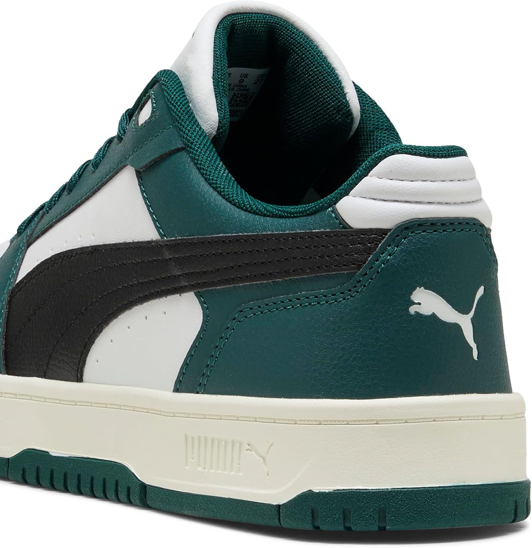 PUMA Rebound V6 Low 38 EU Dark Green Puma Black Puma White, 38 EU Dark Green Puma Black Puma White
