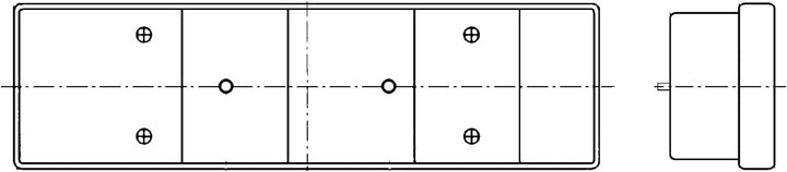 HELLA - Heckleuchte - Halogen - ECE - links/rechts - 2VD 008 204-051