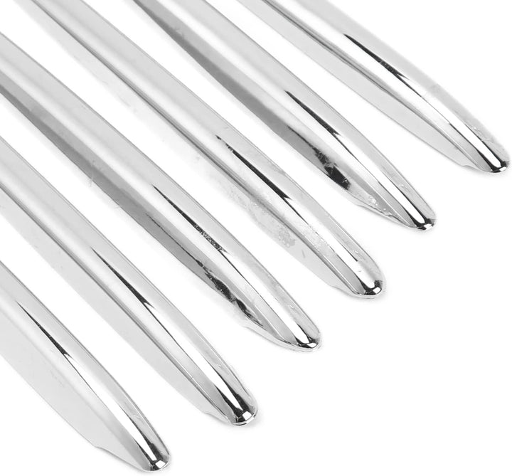 Fydun 6 Stk Auto Motorhaube Lüftungsgitter Abdeckung Trim Chrom-Autozubehör Für R172 SLK 2011-2019