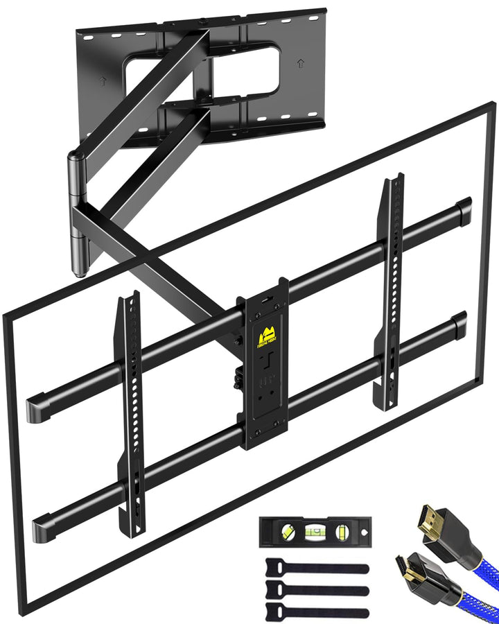 FORGING MOUNT TV Wandhalterung Schwenkbare Neigbare TV Halterung für 37-80 Zoll Flach & Curved Ferns