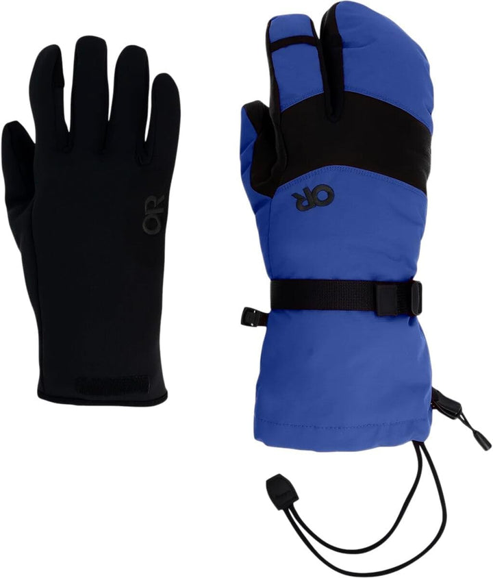 Outdoor Research Herren Men's Highcamp 3-finger Gloves Herren Handschuhe Highcamp 3-Finger L Galaxy,