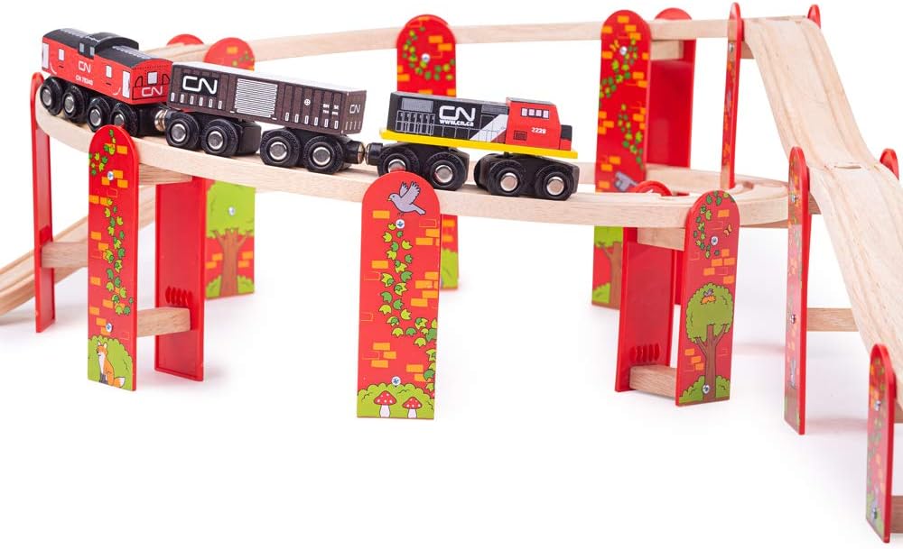 Bigjigs Rail Hochbrücke Holzeisenbahn
