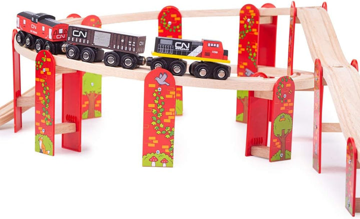 Bigjigs Rail Hochbrücke Holzeisenbahn