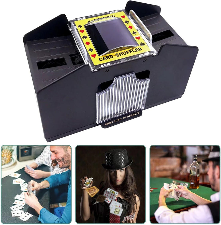 Automatischer Kartenmischer, batteriebetriebener Kartenhändler-Maschine, elektrischer Casino-Kartenm
