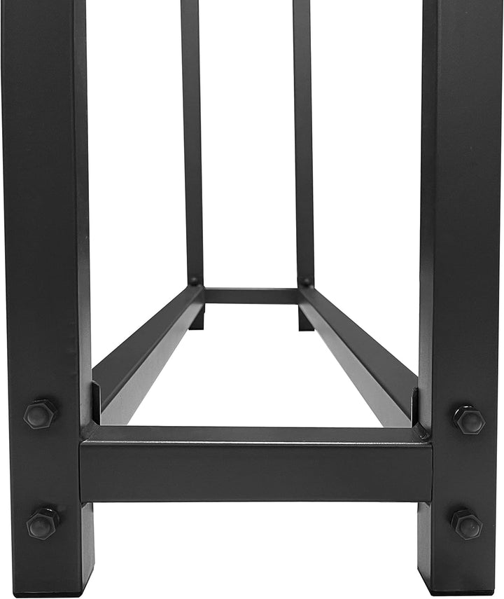 QUICK STAR Metall Kaminholzregal Anthrazit 113 x 25 x 115 cm Garten Kaminholzunterstand 0,5 m³ Stape