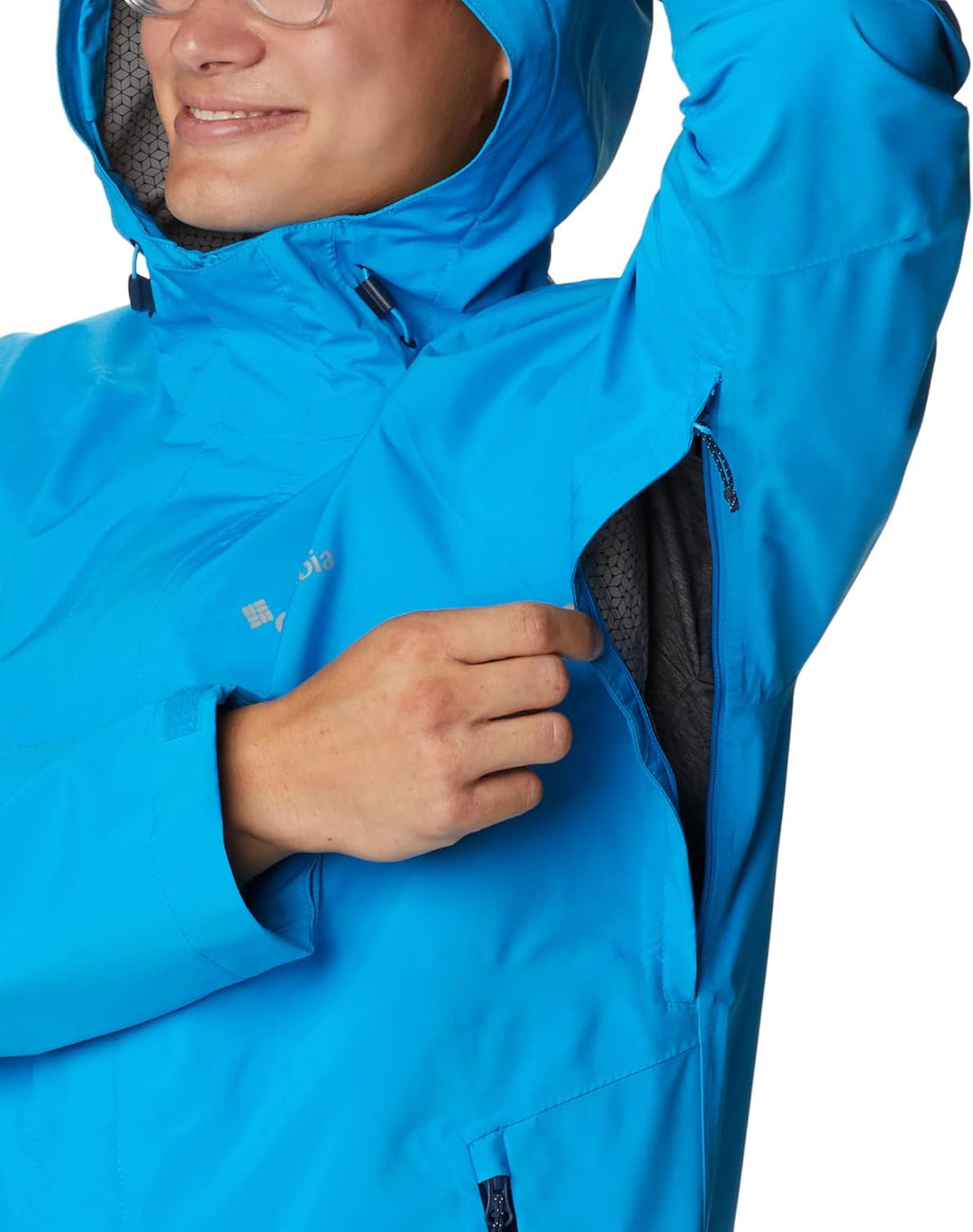 Columbia Herren Earth Explorer Regenjacke L Compass Blue, L Compass Blue