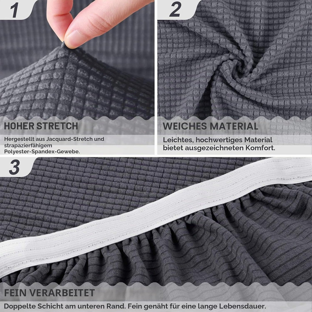 TAOCOCO Sofa Sitzkissenbezug, Elastischer Sofa Sitzkissenbezüge, Ajustable, Waschbar, Protection Meu