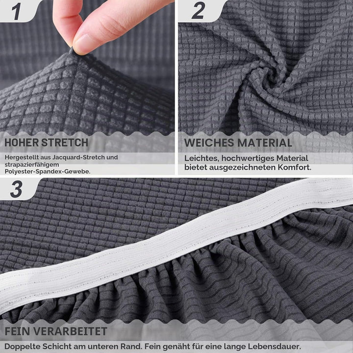 TAOCOCO Sofa Sitzkissenbezug, Elastischer Sofa Sitzkissenbezüge, Ajustable, Waschbar, Protection Meu
