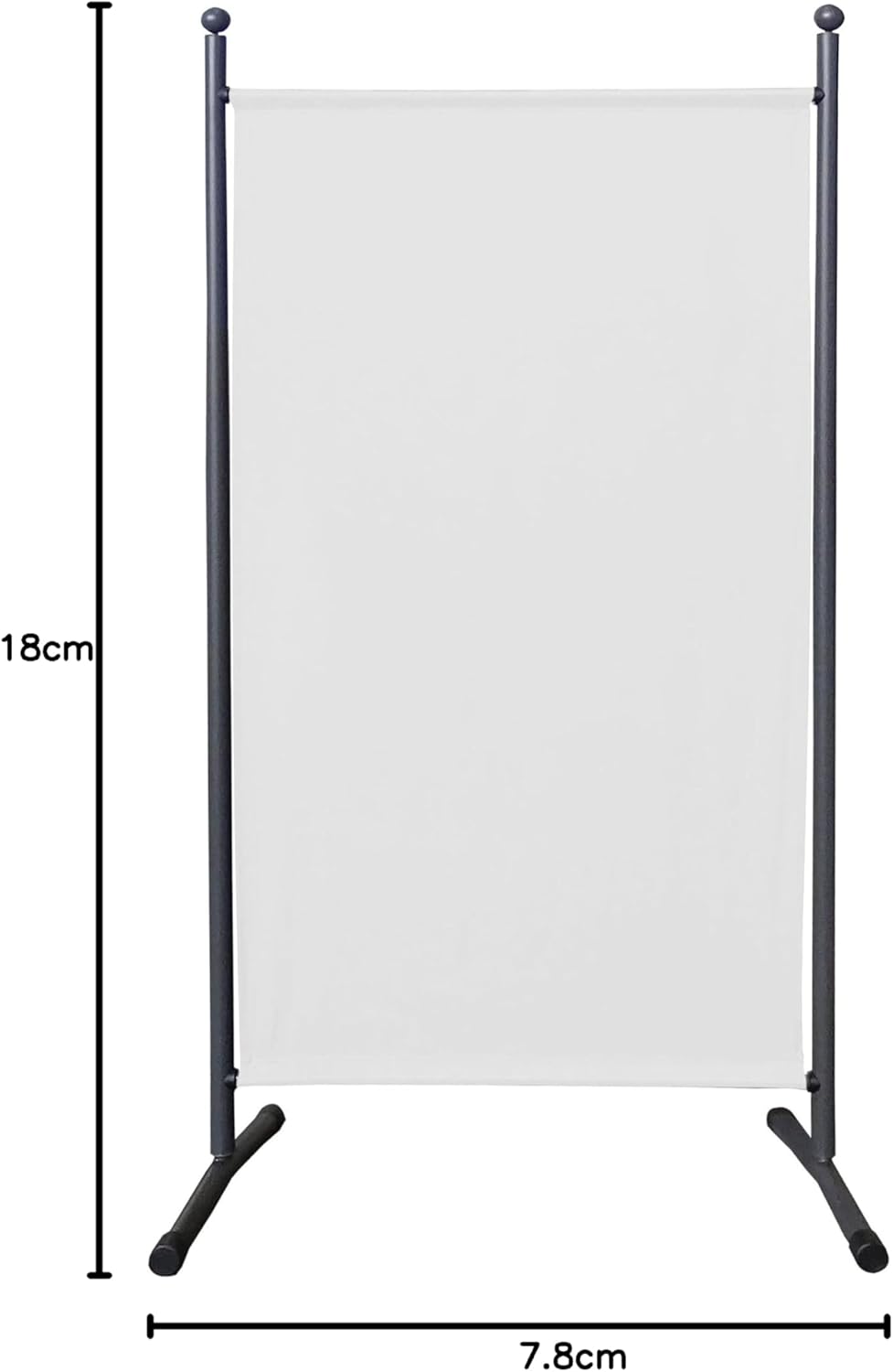 QUICK STAR Paravent 180 x 78 cm Stoff Raumteiler Klein Garten Stellwand Trennwand Balkon Sichtschutz