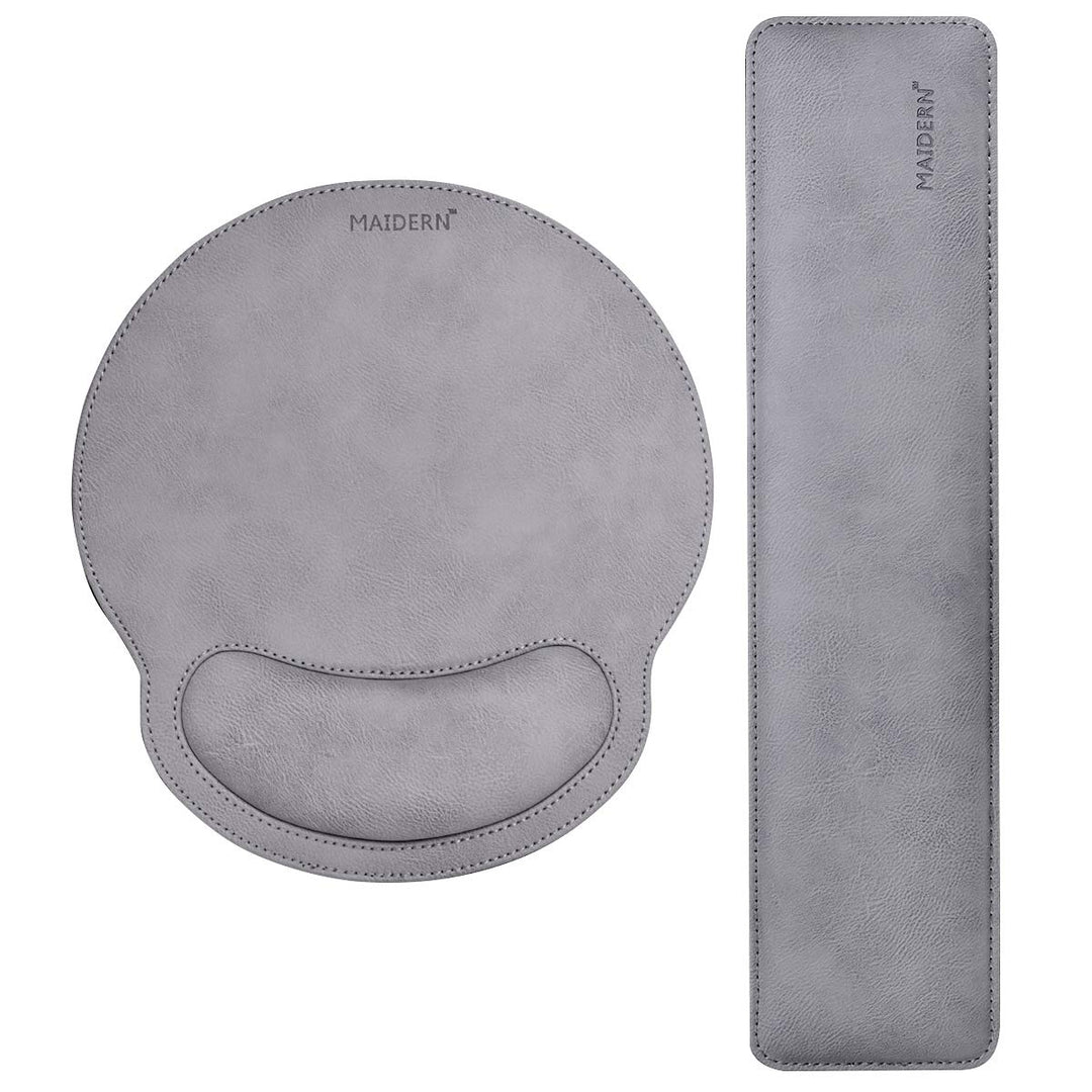 MAIDERN Memory Foam Set Tastatur-Handballenauflage und Mauspad mit Handgelenkkissenunterstützung für