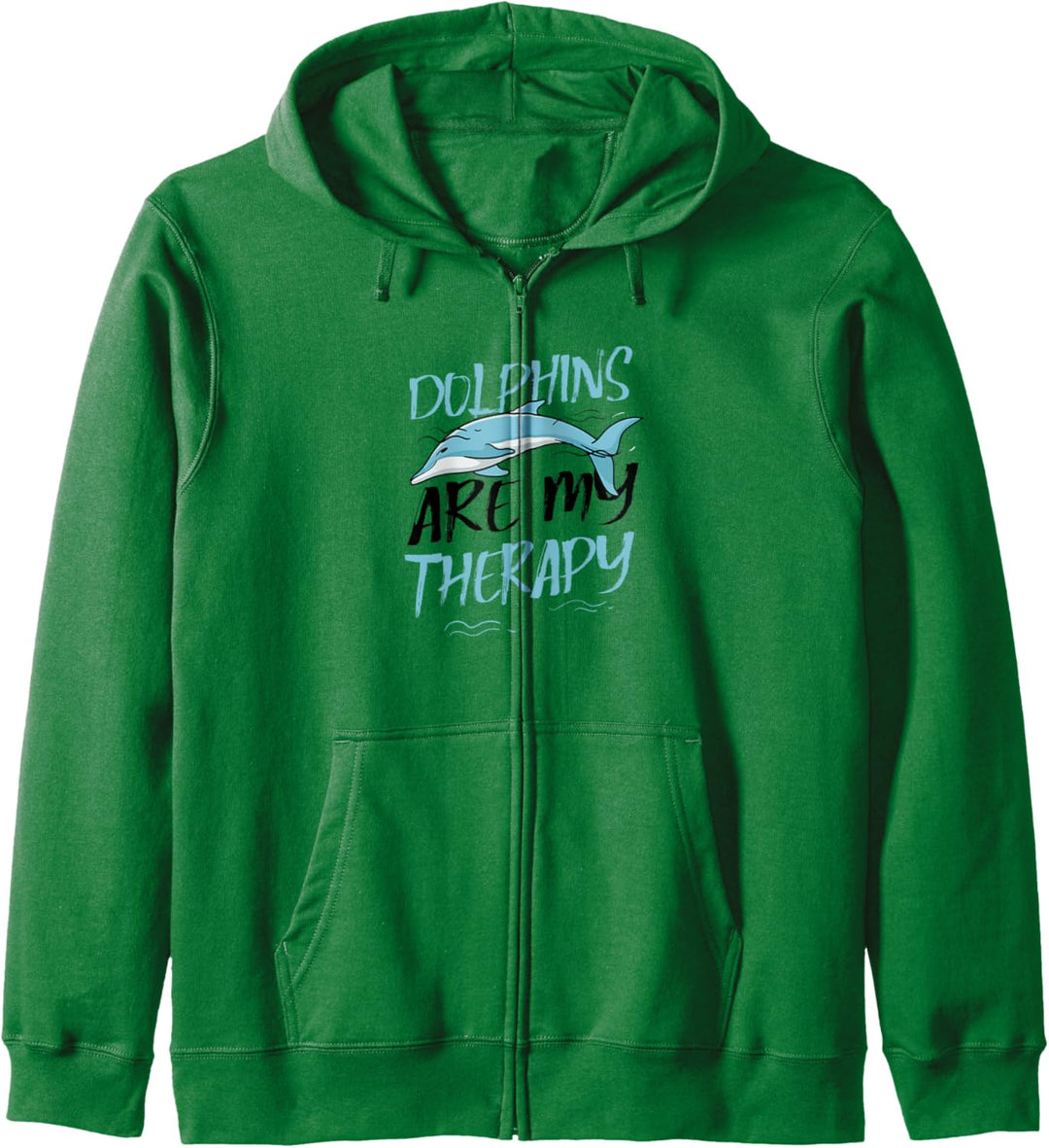 Delfine als Therapie Ozean Natur Meerestier Kapuzenjacke