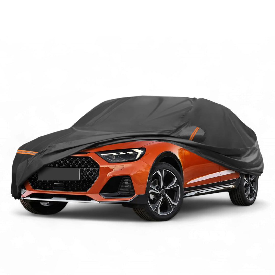 Autoabdeckung für Audi A1 2010-2023 PEVA Spunlace Baumwolle Outdoor Voll Autoabdeckung Alle Wetter W