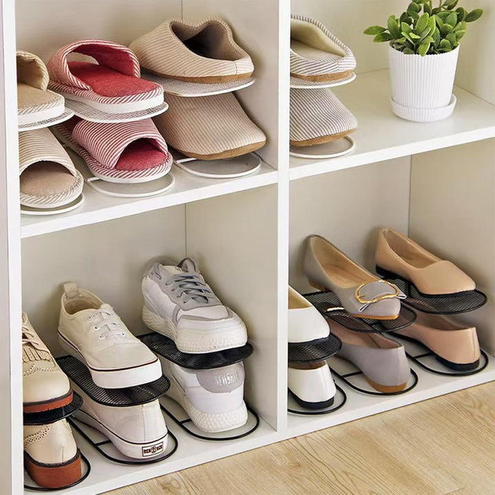 Schuhstapler Platzsparend Schuhorganizer Schuhregal Für Schränke Schuhaufbewahrung Platzsparend Schu