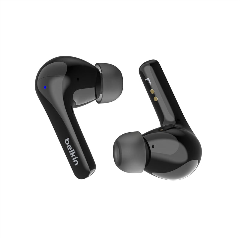 Belkin SoundForm™ Motion True Wireless In-Ear-Kopfhörer, Noise Cancelling, kabelloses Ladecase, 2 Mi