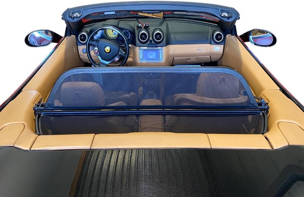 Aperta Windschott passend für Ferrari California F149 100% Passgenau OEM Qualität Schwarz Windstop W