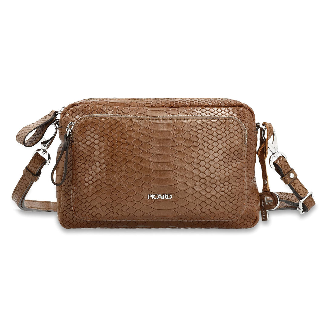 Picard Damen Schultertasche AWESOME aus Echtleder Klein | mit Reissverschluss | Schultertasche | All
