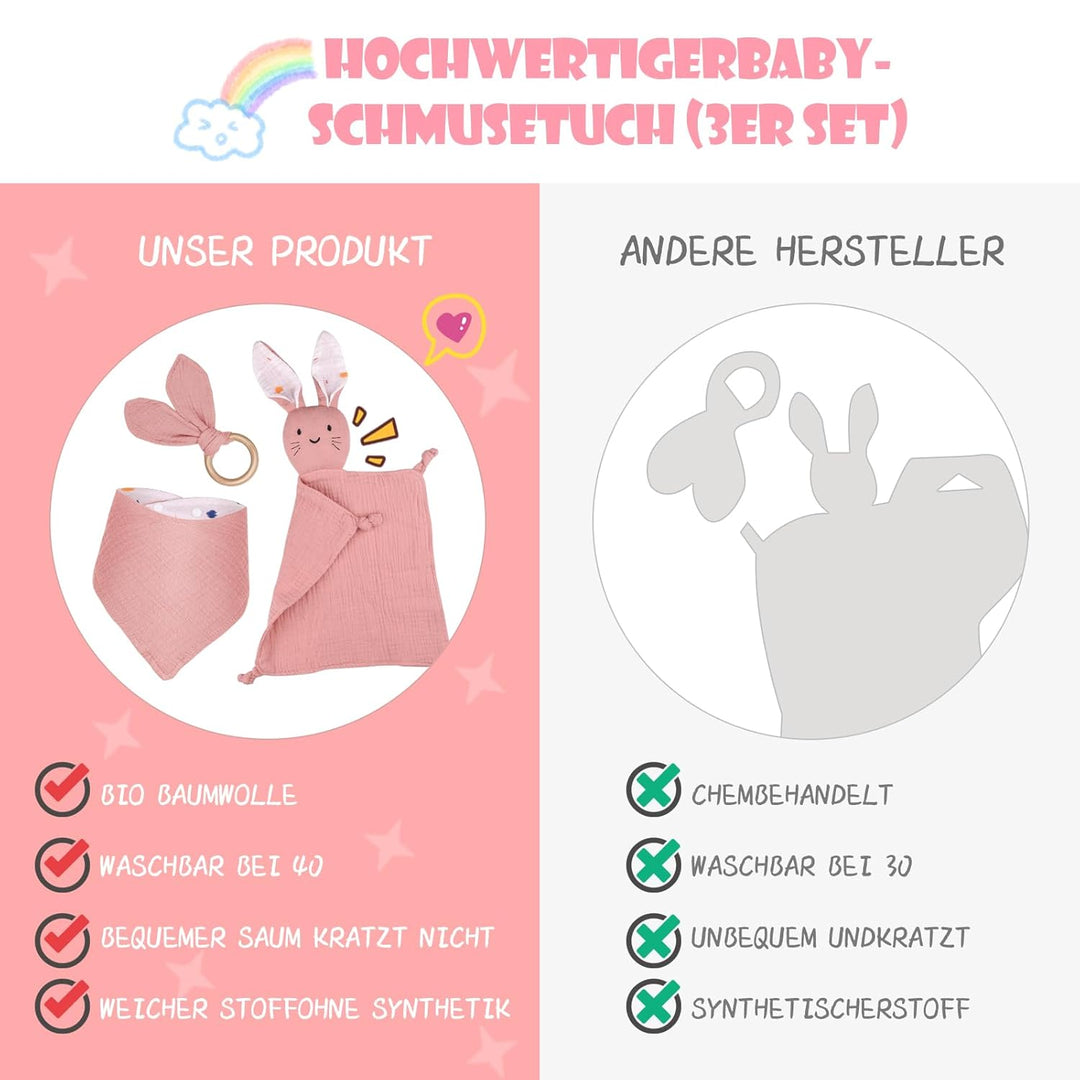 Baby Geschenk Mädchen - Geschenke Zur Geburt | Geschenke Zur Geburt für Mädchen mit 100% Baumwolle D