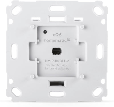Homematic IP Smart Home Rollladenaktor für Markenschalter, digitale Steuerung für 1 Rollläden per Ap