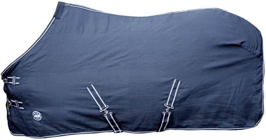 HKM Sommer Stalldecke -Florida- dunkelblau Rückenlänge 125 cm, dunkelblau Rückenlänge 125 cm